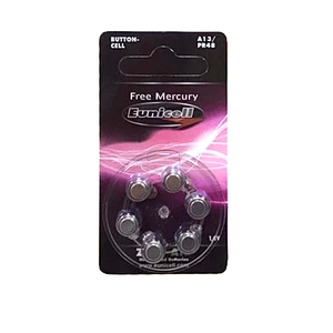 Eunicell A312 PR41/ PR10/ PR70 hearing aid batteries size 312/10/13 battery