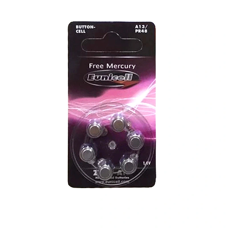 Eunicell A312 PR41/ PR10/ PR70 hearing aid batteries size 312/10/13 battery