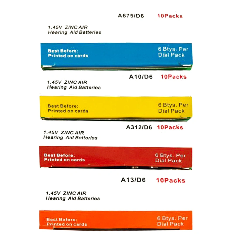 hearing aid battery (PB44)/A312(PR41)/A13(PR48)/A10(PR70)
