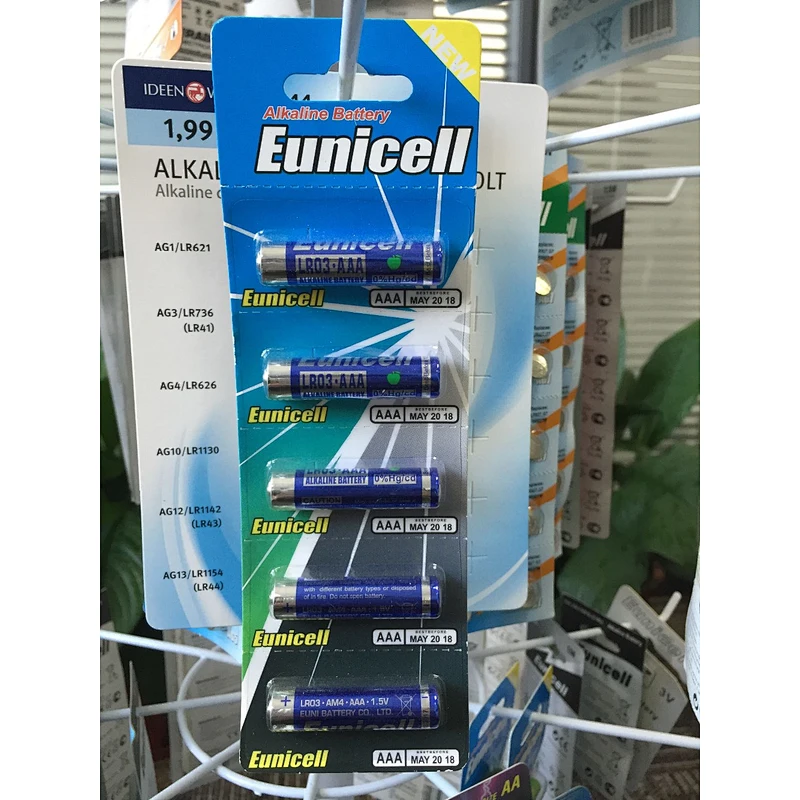 Eunicell New package high capacity 1.5v aa alkaline battery lr6