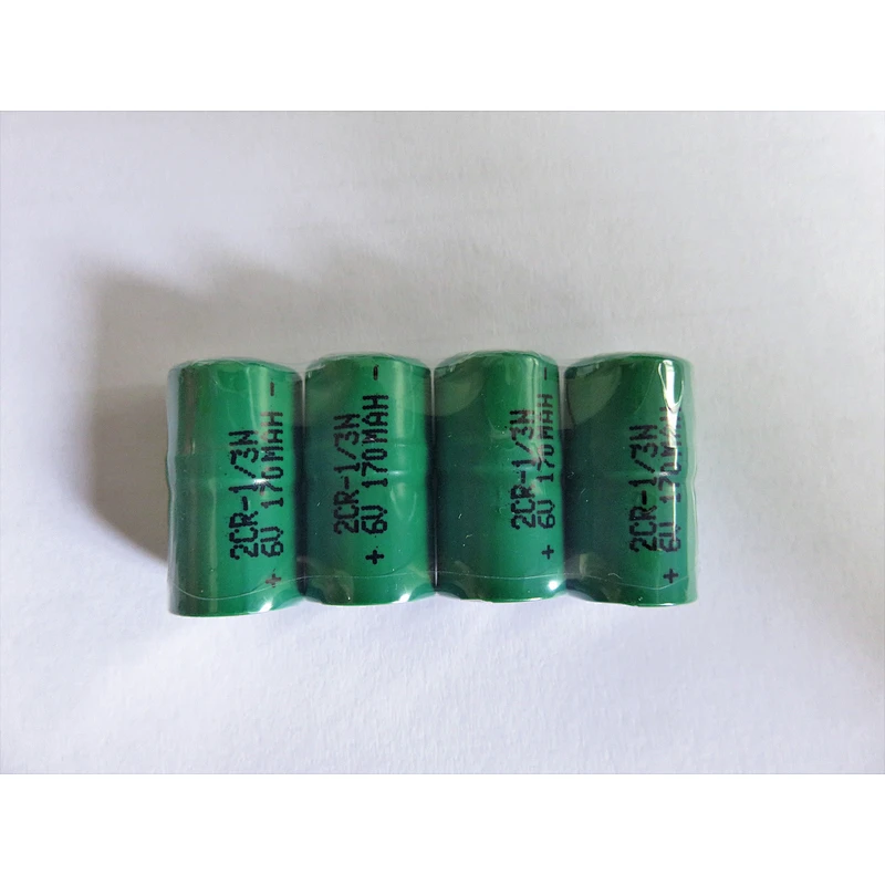 High quality 6.0v 2CR1/3N disposable lithium battery 170MAH