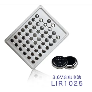 Manufacturer coin cr2032 rechargeable battery LIR2032 3.6V