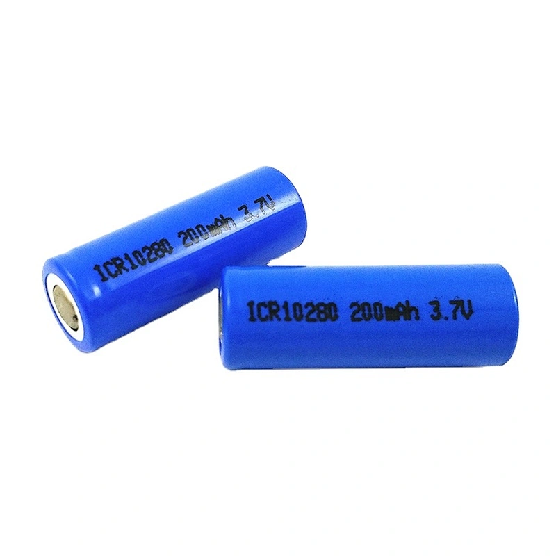 High Quality  Li ion Battery Cell ICR10280 ICR 10280 3.7V 200mAh Rechargeable Battery