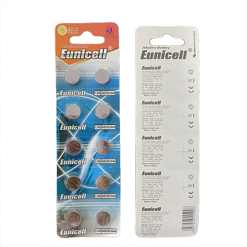 AG13 LR44 A76 LR1154 1.5V alkaline dry battery