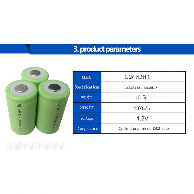 Hot products NI-MH  battery 1.2v D size rechargeable battery