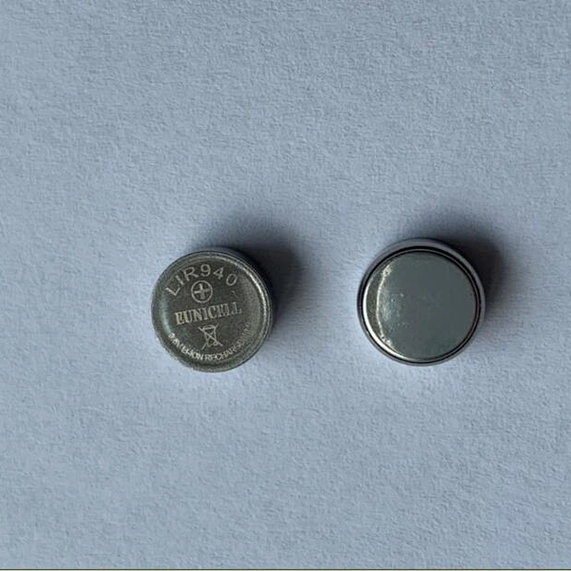 3.6V rechargeable Lithium button cell batteries LIR940 for TWS bluetooth earbuds