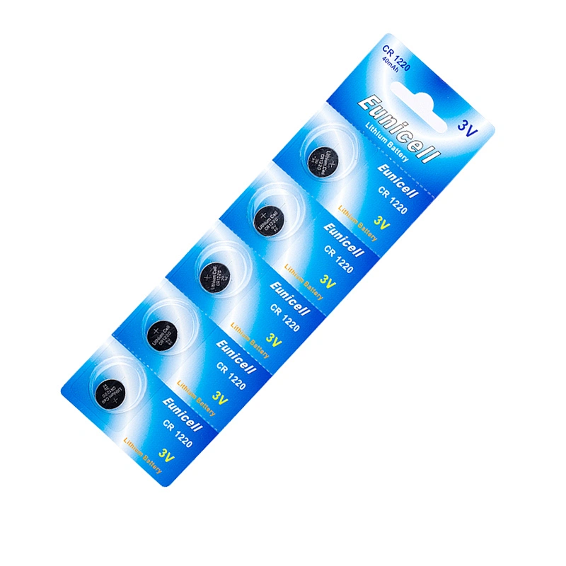 CR1220 3.0V Lithium manganese button coin cell battery