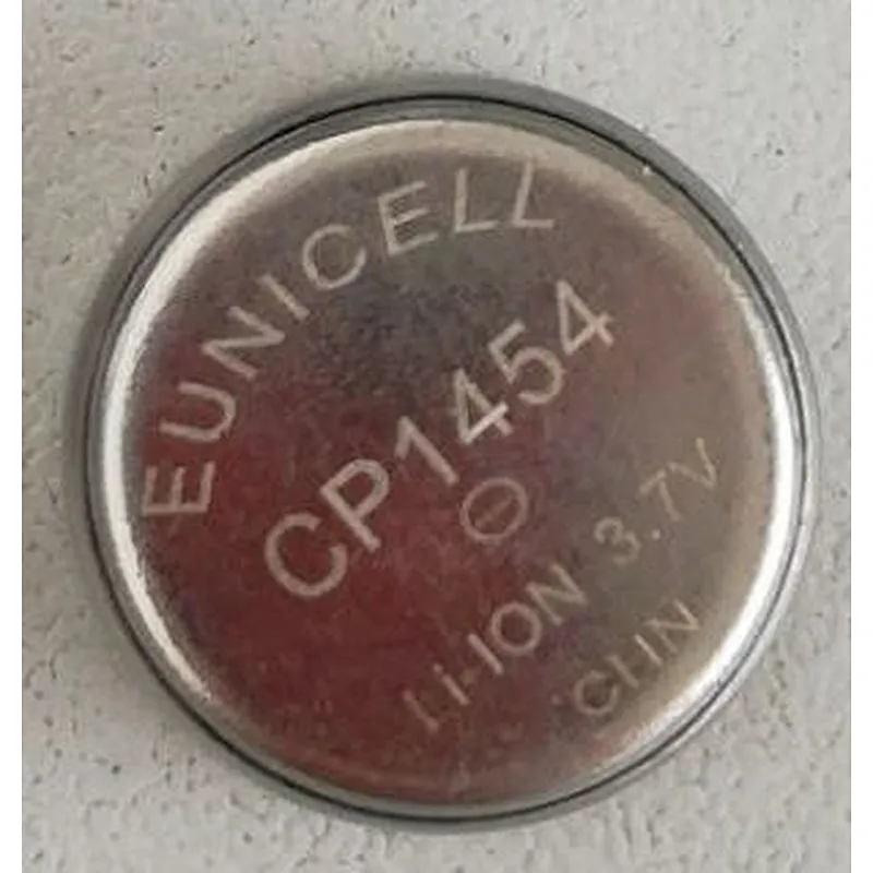 3.6V rechargeable Lithium button cell battery LIR1454 for Bluetooth Earbuds Bluetooth Headset CP1454