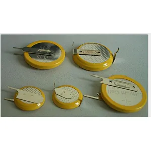 Eunicell battery cr2032 3.3v button cell battery with solder tabs