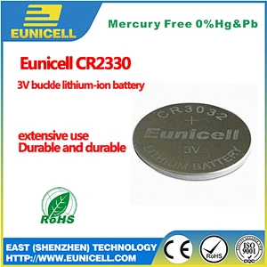 3V Lithium coin cell CR3032 battery with pins button battery with customized solder pins