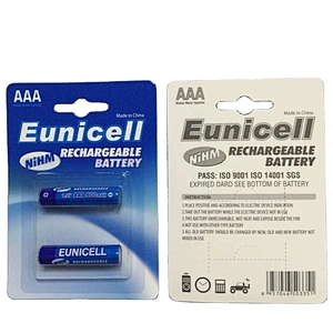 Rechargeable 1.2V Ni-Mh AAA 400mAh Battery for Radio Control Car Boat Truck