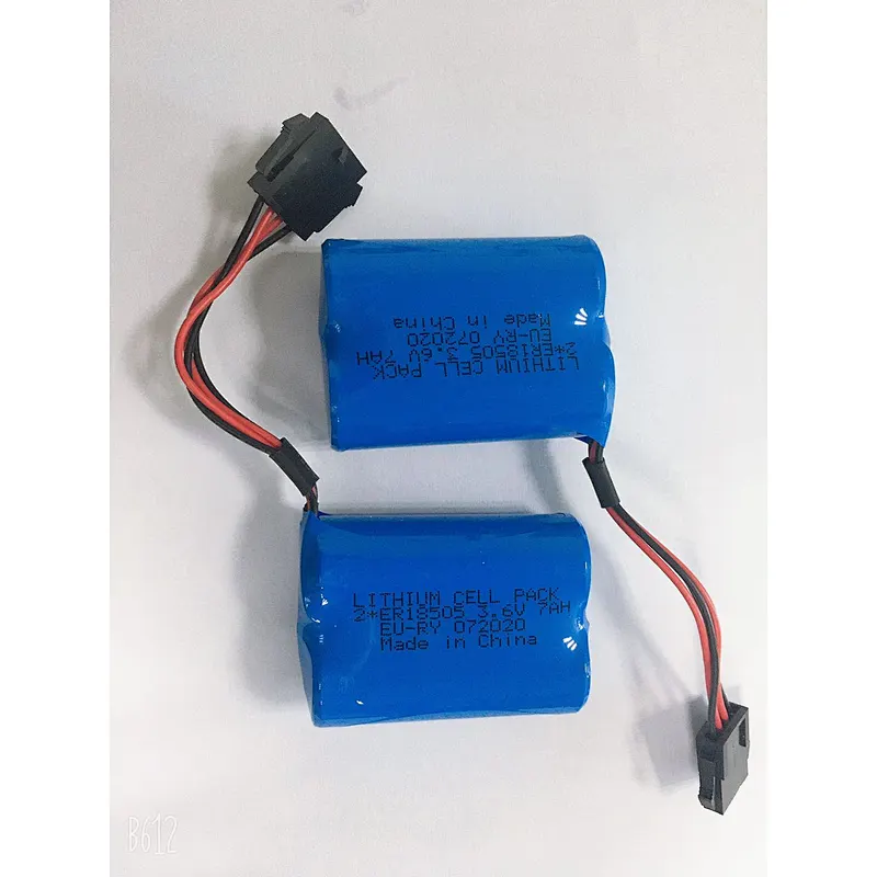 ER18505 3.6V Li-SCOL2 Battery ER18505 for electricity mete Water meter Servo motor encoder robot