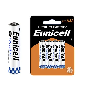 EUNICELL MANUFACTURER/OEM Non Rechargeable Pro AA AAA LiFeS2 LFP LIFEPO4 Wholesale Battery