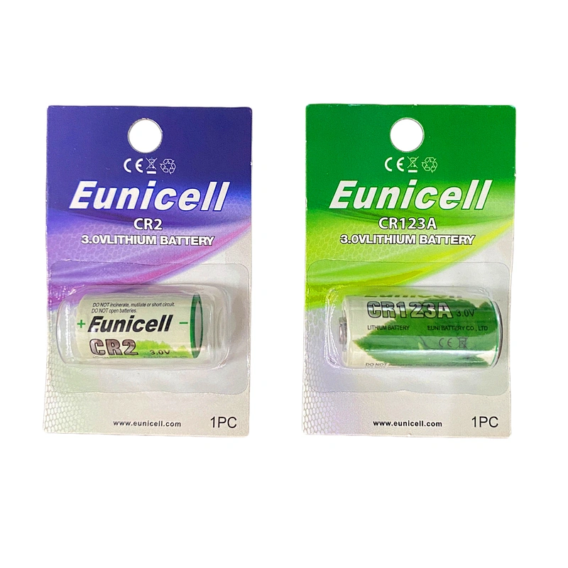 Eunicell Ready to shipping high quality smoke detector 3v lithium battery CR2  CR123A