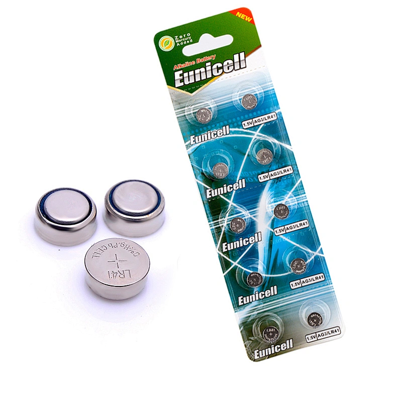 AG3 LR41 1.5V 35mAh Alkaline Button Battery for Thermometer Gift Calendar Clock Flash light