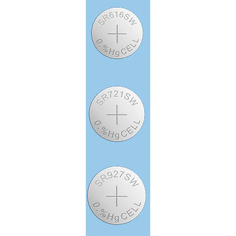 1.55v battery sr621sw sr626sw sr721sw sr41sw sr43sw sr616sw silver oxide button cell for watch