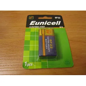 China supplier power plus 6f22 9v battery 006p 1604 pp3 for smoke detector