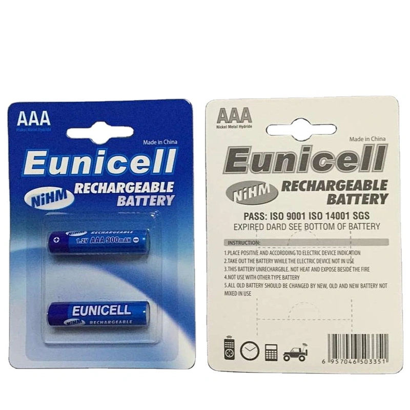Eunicell 1.2v nimh 2000mah AA rechargeable batteries