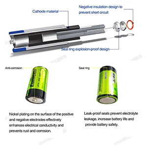 R14 SIZE C 1.5V 7200mAh Super Zinc Carbon Battery Cylindrical for Flashlight remote control
