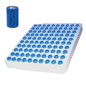 ER14250 1/2 AA 1200mAh Lithium Meter smart home door lock battery Li-SOCL2 with soldering pins