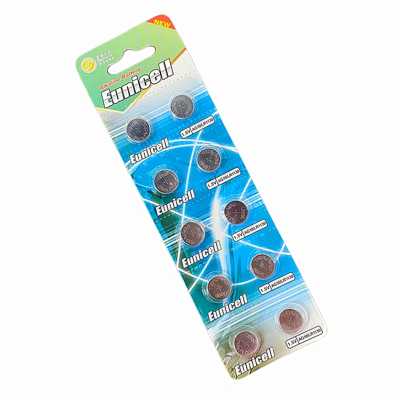 V389 V390 UL387 1 AG10 Alkaline Button Batteries 1.5V Button Cell LR1130