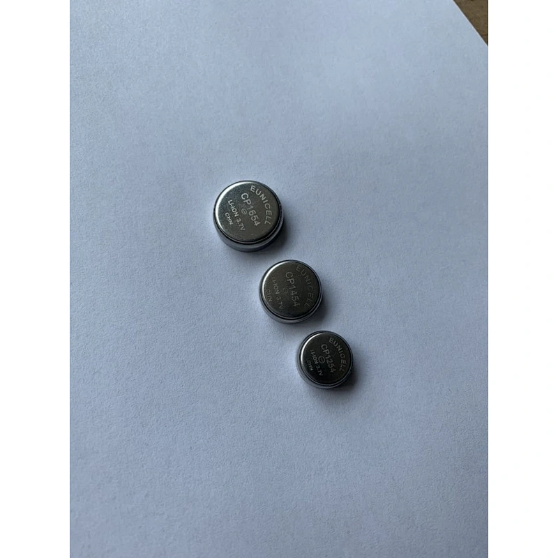 3.6v Rechargeable lithium coin battery CP1254 CP1454 CP1654 with solders connectors wire tabs pins