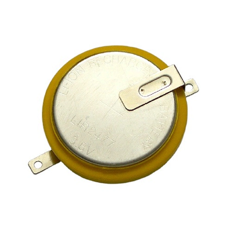 Watch Thermometer battery LIR2477 CP2477 3.6V 180mAh Lithium Ion Rechargeable coin cell