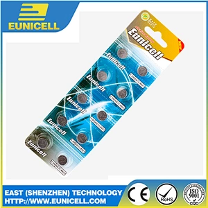 AG7 LR927 SR927 CR927 0% Hg Alkaline button cell