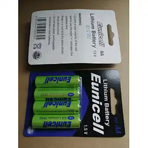 AA FR6 1.5V LITHIUM 8/PK EUNICELL PHOTO BATTERIES
