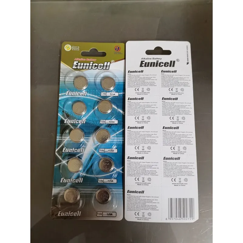 Eunicell ALKALINE 625A BATTERY 1.5V LR9 625G EPX625 COIN CELL