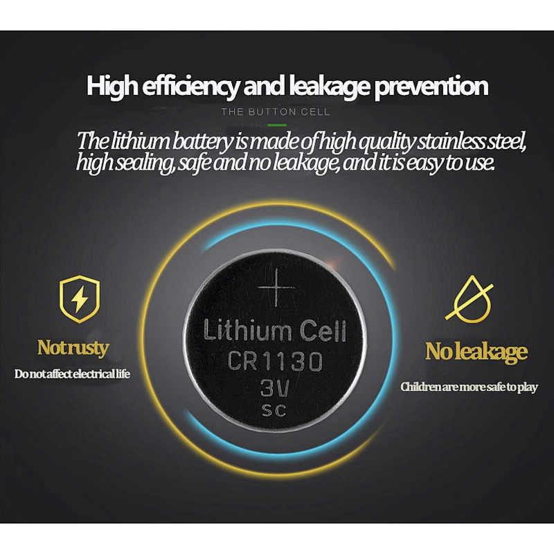 Micro cr1130 3v 40mah lithium button cell battery for electronic products