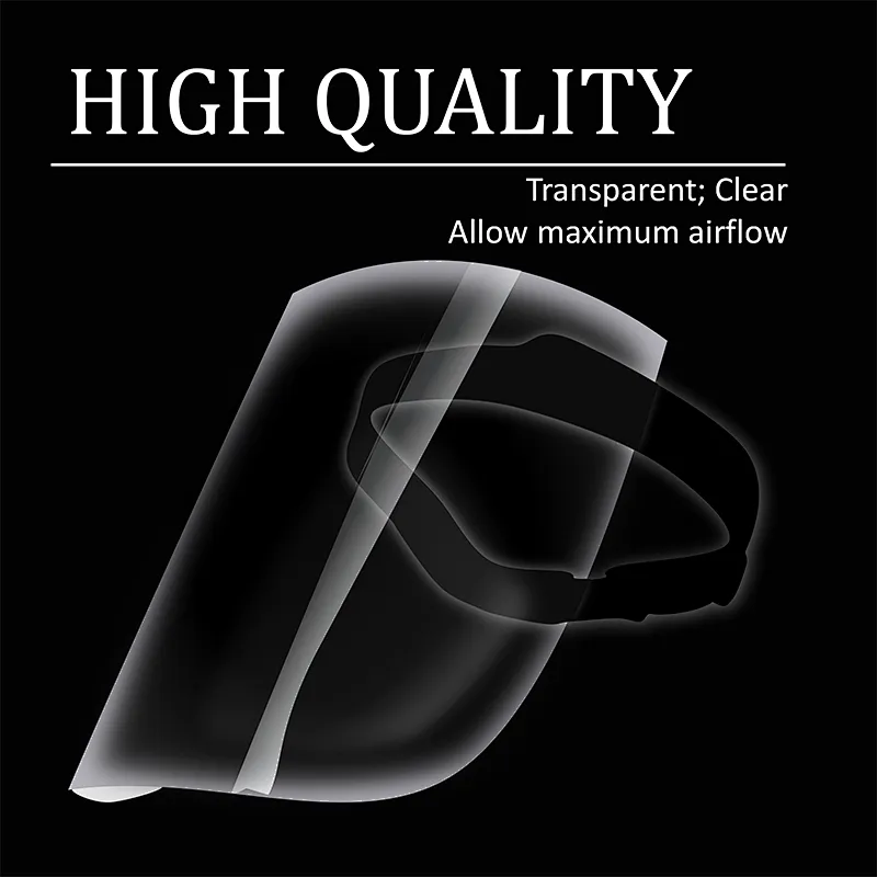 Eunicell Fog-Free Full Face Protection Dust proof Shield for Children and adult