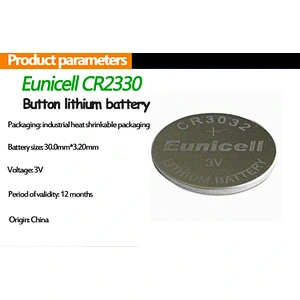 3V Lithium coin cell CR3032 battery with pins button battery with customized solder pins