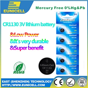 Lithium coin cell battery 3v CR1130 BR1130 DL1130 for watch electronic toy remote