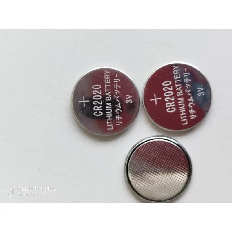 CR2020 3.0V 115mAh Lithium manganese button coin cell battery