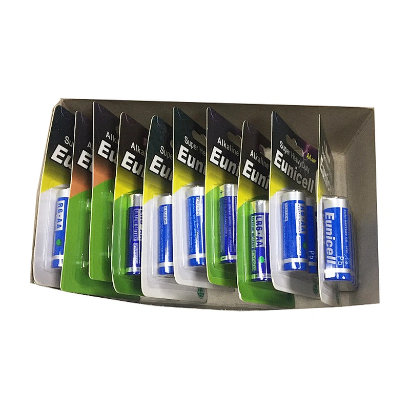 High capacity AA LR6 Double A No.5 1.5V 2500mAh Alkaline Battery Cylindrical