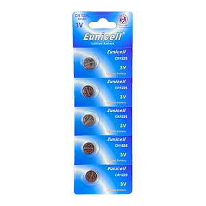 Wholesale 3V Thermometer Batteries CR1025 Button Cell Battery DL1025 CR1225 Lithium Battery