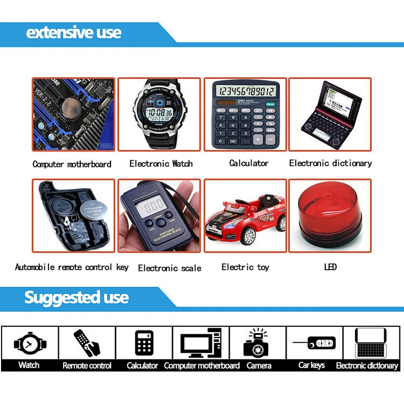 Watch LED Automobile remote battery CR2050 3V 300mAh Lithium Manganese button coin cell