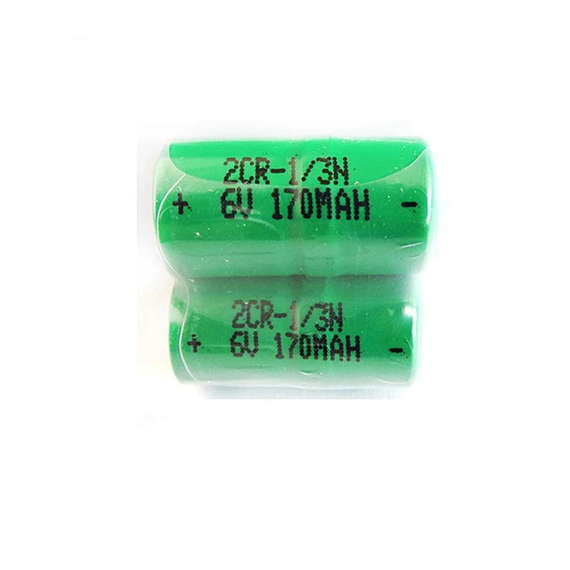 High quality 6.0v 2CR1/3N disposable lithium battery 170MAH