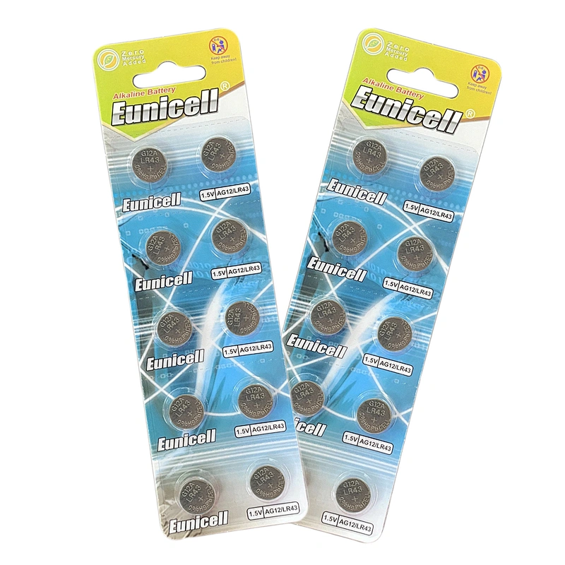 Make In China Eunicell 1142 LR43 AG12 Cell Batteries Button_Batteries