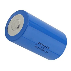 er34615/ er34615h/ er34615m 3.6v lithium battery 19Ah 19000mAh for meter, ammeter