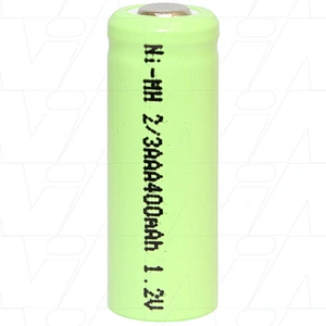 AAA 1.2V 400mAh rechargeable battery for flashlight