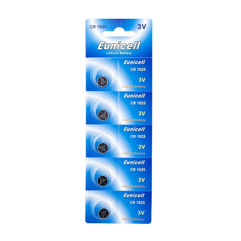 Lithium coin cell battery 3v CR1025 BR1025 DL1025 for watch electronic toy remote