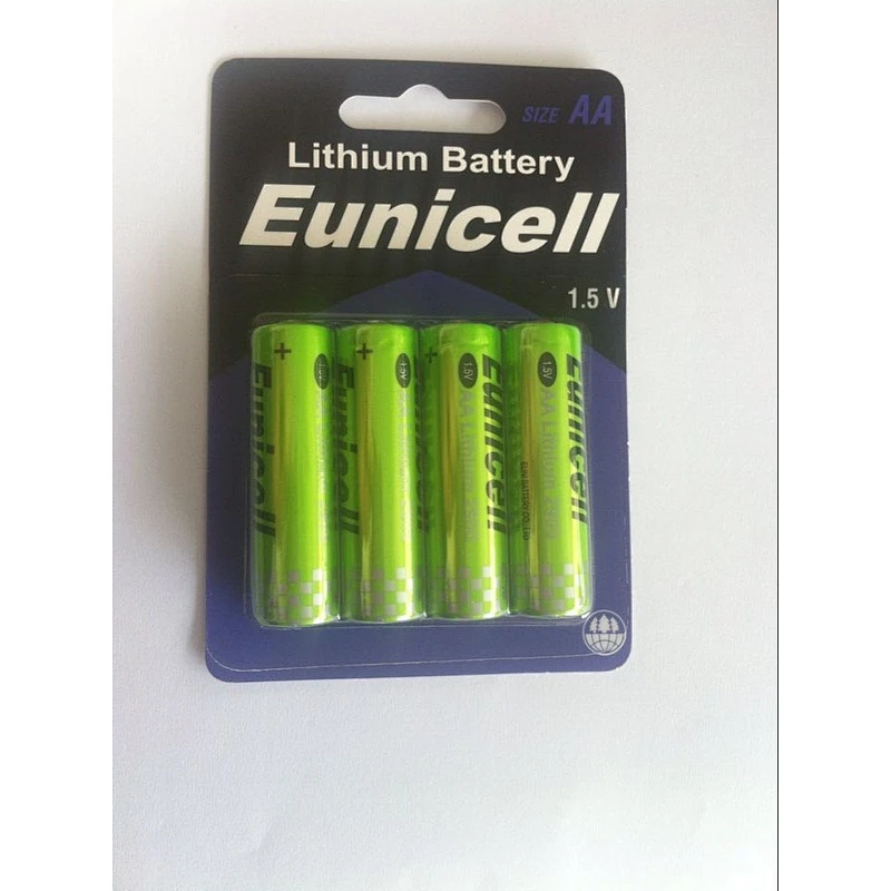 Long shelf life good quality lithium battery AA 1.5v battery for camera remote control