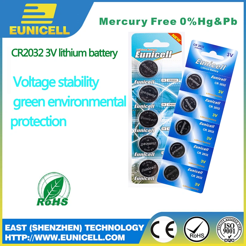 3.0v battery CR2032 coin cell batteries for watch