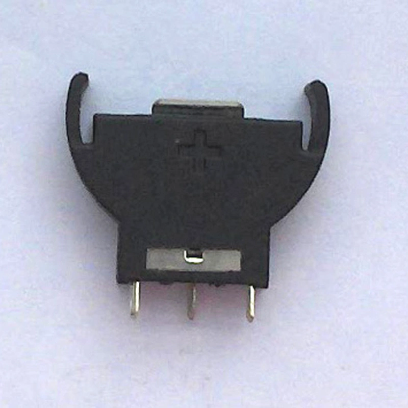 Hot Sale 3 Pin Dip Type Button Cell Battery Holder for CR2032 Battery clip bs-cr2032-5