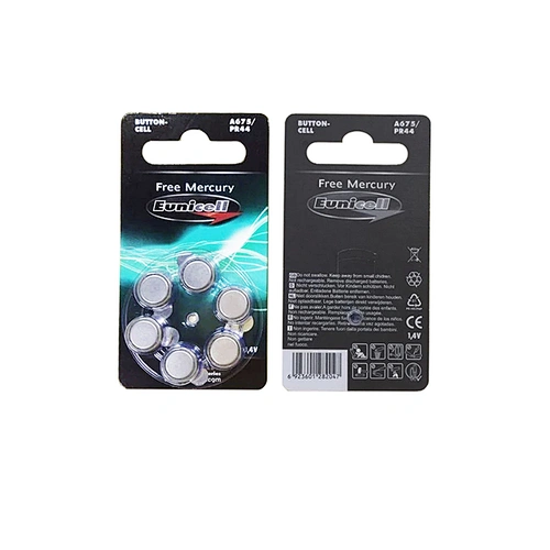 hearing aid wholesale PR44 A675 zinc air battery