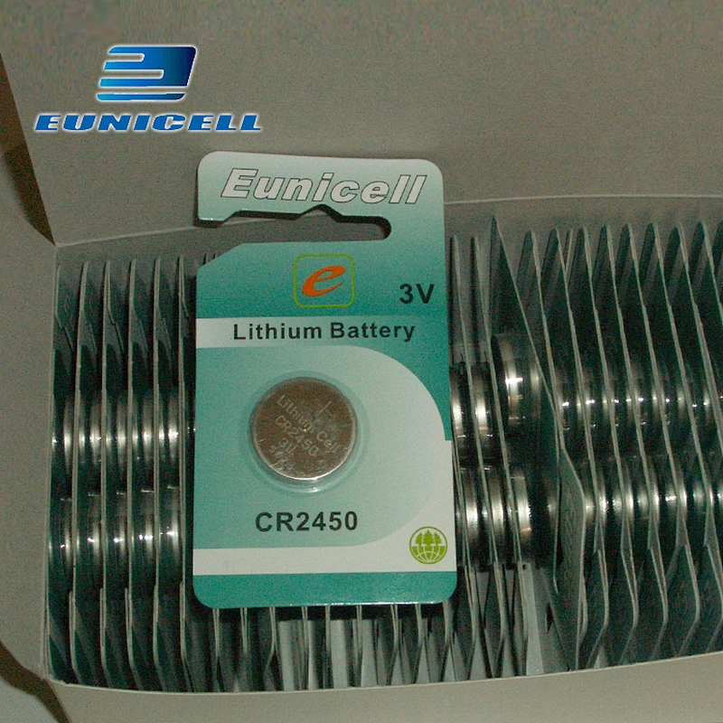 Eunicell CR2450 3V Lithium Manganese Dioxide Primary button battery