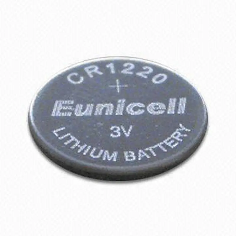 Micro cr1220 3v 40mah lithium button cell battery for medical instruments