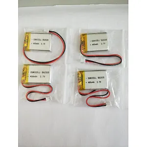 Wireless bluetooth speaker battery 502535 3.7V 400mAh Lithium Polymer Rechargeable